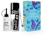 Kit de Limpieza para Máquina de Coser Texi con Aceite y Spray de Aire Comprimido - Herramientas y Accesorios de Costura