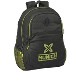 Mochila escolar 44cm Munich Beat negra 612422665 SAFTA