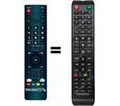 Mandos.tv INTV-50MU2000 para INFINITON mando a distancia programado