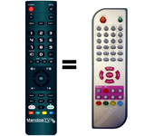 Mandos.tv TDT-COOL para SOYOKA mando a distancia programado