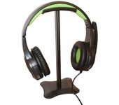 Soporte Auriculares Universal de Aluminio Desmontable Negro