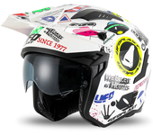 Ufo Casco Jet Sheratan Blanco Adulto