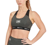 Ropa mujer Tops y sujetadores deportivos Leone1947 Top Deportivo Melange Gris