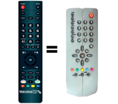 Mandos.tv OKITV155LV para OKI mando a distancia programado