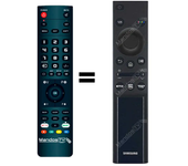 Mandos.tv UE43AU7105 para SAMSUNG mando a distancia programado