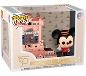 Funko Figura Pop Walt Disney World 50th Anniversary Hollywood Tower Hotel And Mickey Mouse