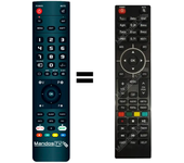 Mandos.tv H7S para ZGEMMA mando a distancia programado