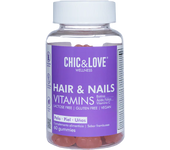 Chic & Love Gominolas Hair & Nails 60 U Sin Gluten Sin Lactosa 5000mcg Biotina
