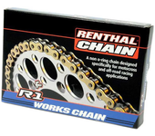 Transmisión Cadenas Renthal Cadena 1077523004 Dorado