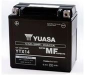 Yuasa Batería Agm Ytx14 Plateado