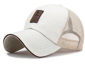 Gorra de béisbol Lisa para hombre, malla transpirable, protector solar, etiqueta Stick, Snapback, verano, Golf