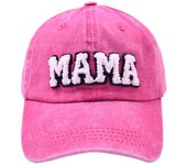 Sombrero de la mamá de las mujeres, regalo para la mamá, ajustable Retro vieja gorra de béisbol mamá carta bordada