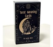 10.3*6cm Tarot Meaning Cards 78 Pcs Cards Sketchy Traditional Images and On The Other Side Are Keyword Meanings