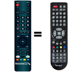 Mandos.tv MW-19CN para AIRIS mando a distancia programado
