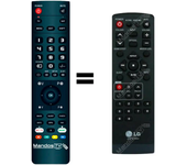 Mandos.tv HLS36W para LG mando a distancia programado