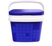 Asa Rígida - Porta Comida para Camping, Playa, Acampada Nevera Portátil 25-16 litros, Azul with Asa Rígida