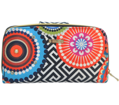 Billetera grande de mujer Colette Círculos - Diseño moderno y original, regalo ideal para mujer