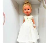 Muñeca de comunión rubia con lazo blanco 60294 ARIAS