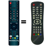 Mandos.tv M1900-T para BRIMAX mando a distancia programado