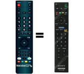 Mando a distancia programado para TV modelo KDL32T3000 de SONY