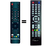 Mandos.tv NVR-8000-654K-2W-N para NEVIR mando a distancia programado
