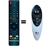 Mandos.tv PF1500 para LG mando a distancia programado