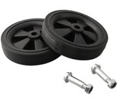 2pcs Air Compressor Caster Wheels 6 Inch Non-Slip Silent Plastic For Air Pumps Oil-free Machines Air Compressor Accessories
