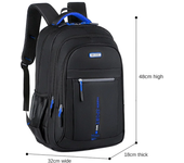Mochila escolar Oxford impermeable, bolsa de ordenador de negocios, mochila de viaje informal, bolsa escolar para estudiantes de secundaria