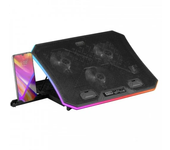 Base Enfriadora Mars Gaming Rgb para Portátiles Hasta 19'' +Soporte Xl