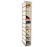 Organizador de zapatos para armario – Estanteria para colgar con 10 compartimentos – Estante de tela , para zapatos ,bolsos o carteras ,ideal para ahorrar espacio