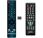 Mandos.tv 00071A para SAMSUNG mando a distancia programado