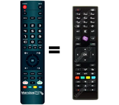 Mandos.tv LZ49700 para LAZER mando a distancia programado