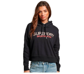 Superdry Sudadera Con Capucha Sportswear Logo Boxy