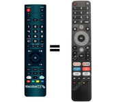 Mandos.tv PTV24GH-5024C para PEAQ mando a distancia programado