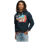 Superdry Sudadera Con Capucha Travel Postcard Graphic