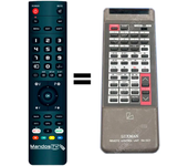 Mandos.tv A-008 para LUXMAN mando a distancia programado