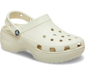 Calzado mujer Zuecos Crocs Zuecos Classic Platform Blanco