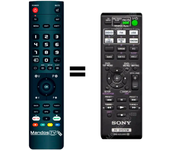 Mandos.tv HBD-F300 para SONY mando a distancia programado