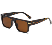 Gafas de sol cuadradas de gran tamaño de diseñador de marca de lujo, gafas de sol Retro con degradado para hombres y mujeres, gafas de moda Uv400, gafas clásicas Tom Shades lentes niña vasos Venta al por mayor
