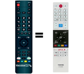 Mando a distancia programado para TV modelo CT-8533 de TOSHIBA