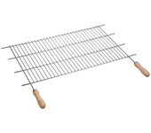 Sauvic Parrilla De Barbacoa Con Mangos De Madera 60x40 Cm