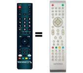 Mando a distancia programado para TV modelo TAV24-BASIC de DYON