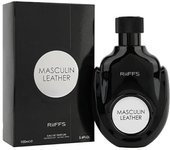 Perfume Árabe - RIIFFS  MASCULIN LEATHER EDP 100ML - PARA HOMBRE