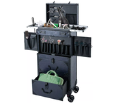 Large Capacity Rolling Makeup Case Stylist Tool Trolley Case For Salon Organizer