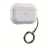for Airpods Pro 2 Pro Airpods 1 2 3 Leather Case Cover with Keychain Protective Case Cover Skin for Men Women, Front LED Visible