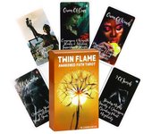 10.3*6cm Twin Flame Awakened Path Tarot 78 Pcs Keyword Cards with Meaning Oracle Card Deck Picture Tarot Reading Cards