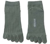 Simple Soft Cotton Short Tube Socks Sweat Absorbing Men Five-Finger Socks Split Toe Socks Sport Hosiery Men Socks