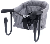 Portable Folding Baby Hook On Clip On High Chair Booster Fast Table Seat Grey strong 18kg