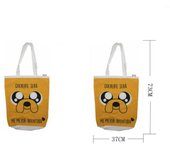 Bolso de hombro de compra con estampada de los dubujos doble cara . de tela loneta.estampada dibujos personalizada.gran capacidad