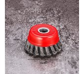 Twisted Steel Wire Wheel M14 Brush Strong Paint Remove Rotary Twist Knot Deburring 75mm/100mm/150mm For Metal Angle Grinder